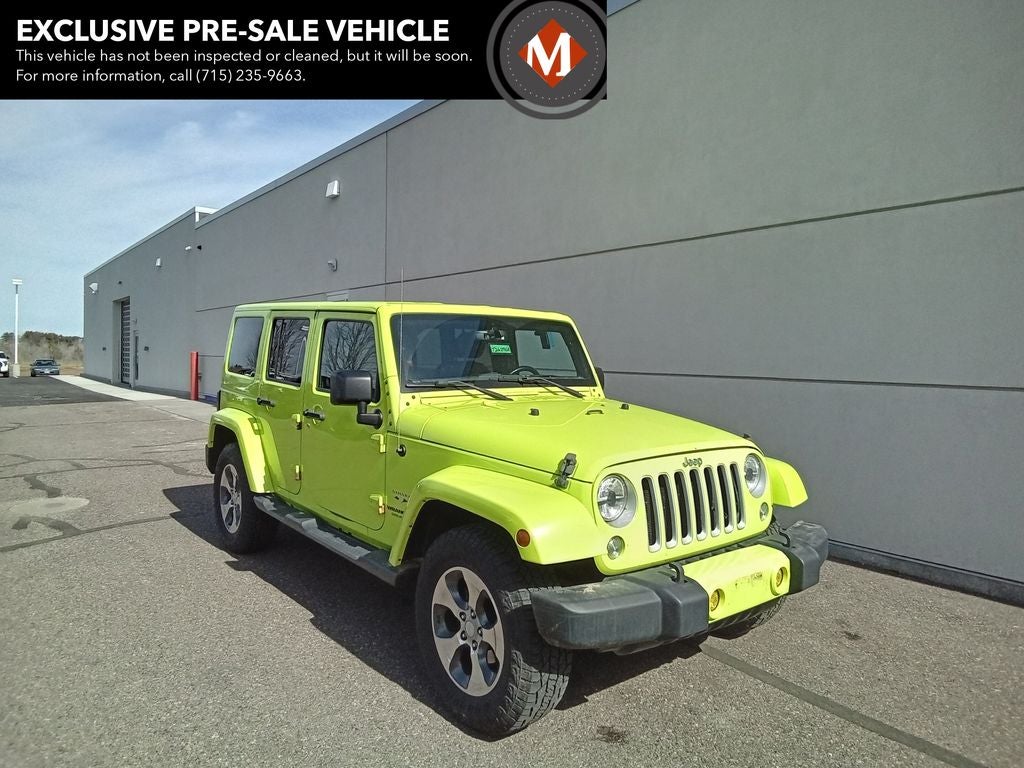 2016 Jeep Wrangler Unlimited Sahara